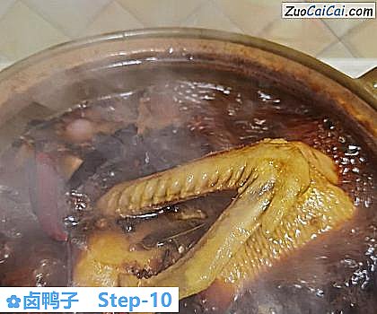 卤鸭子做法第十步骤