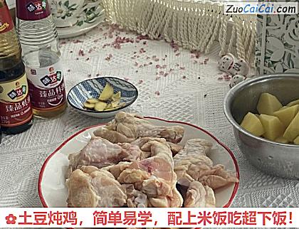 土豆炖鸡做法第一步骤