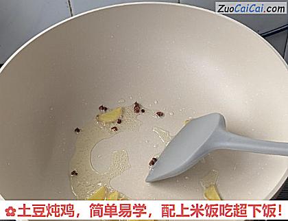 土豆炖鸡做法第二步骤