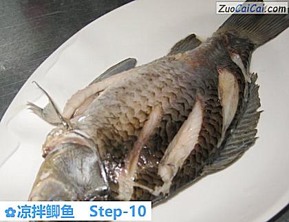 凉拌鲫鱼做法第十步骤