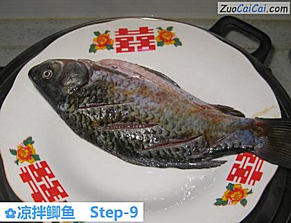 凉拌鲫鱼做法第九步骤