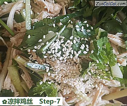 凉拌鸡丝做法第七步骤