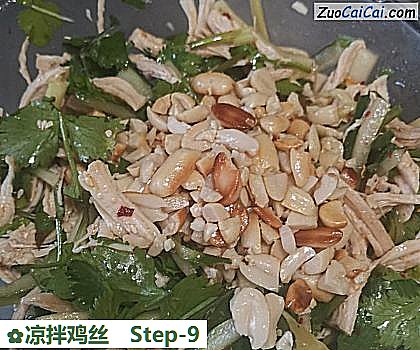 凉拌鸡丝做法第九步骤