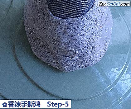 香辣手撕鸡做法第五步骤
