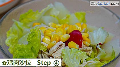 鸡肉沙拉做法第四步骤