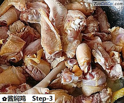 酱焖鸡做法第三步骤