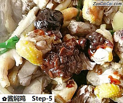 酱焖鸡做法第五步骤