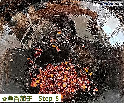 鱼香茄子做法第五步骤