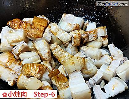 小炖肉做法第六步骤