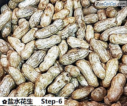 盐水花生做法第六步骤