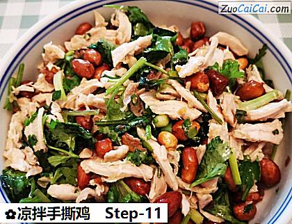 凉拌手撕鸡做法第十一步骤