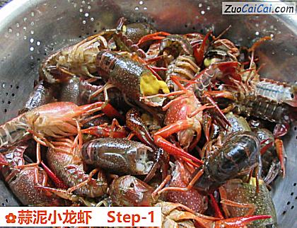 蒜泥小龙虾做法第一步骤