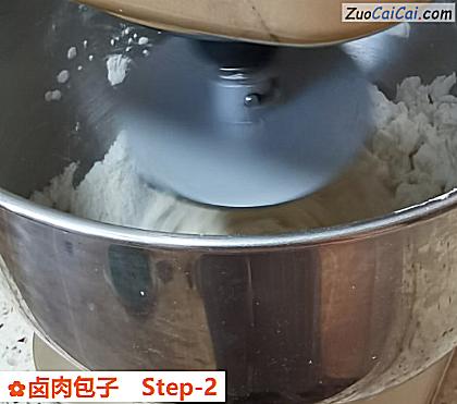 卤肉包子做法第二步骤