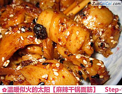 温暖似火的太阳［麻辣干锅面筋］做法第九步骤