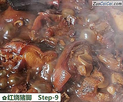 红烧猪脚做法第九步骤