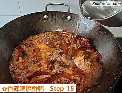 香辣啤酒番鸭做法第十五步骤