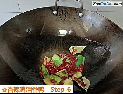香辣啤酒番鸭做法第六步骤