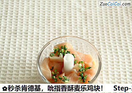 秒杀肯德基,吮指香酥麦乐鸡块!做法第二步骤