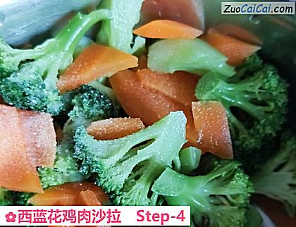 西蓝花鸡肉沙拉做法第四步骤