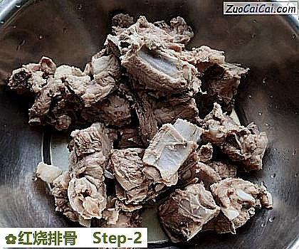 红烧排骨做法第二步骤