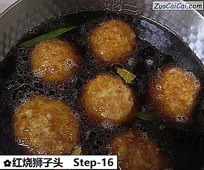 红烧狮子头做法第十六步骤