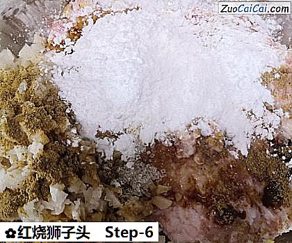 红烧狮子头做法第六步骤