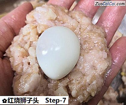 红烧狮子头做法第七步骤