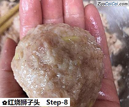 红烧狮子头做法第八步骤