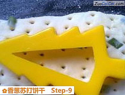 香葱苏打饼干做法第九步骤