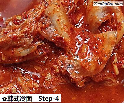 韩式冷面做法第四步骤