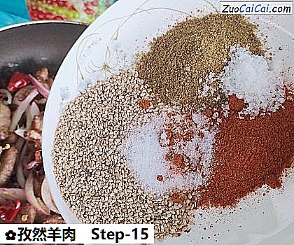 孜然羊肉做法第十五步骤