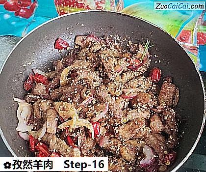 孜然羊肉做法第十六步骤