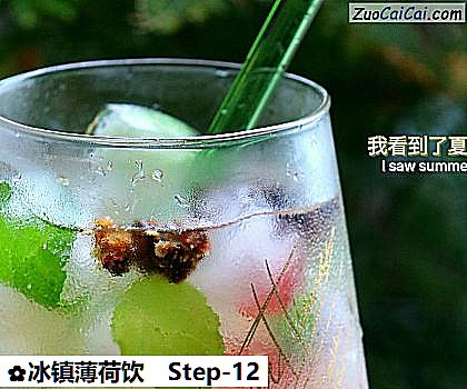 冰镇薄荷饮做法第十二步骤