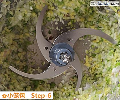 小笼包做法第六步骤