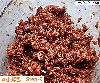小笼包做法第九步骤