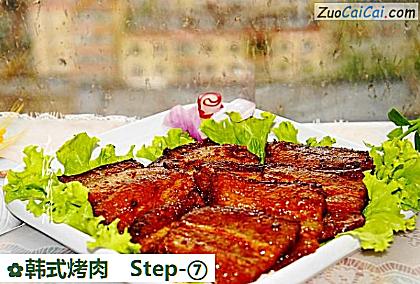 韩式烤肉做法第七步骤