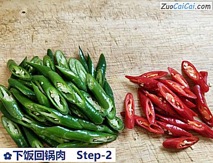 下饭回锅肉做法第二步骤