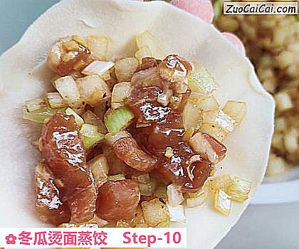 冬瓜烫面蒸饺做法第十步骤