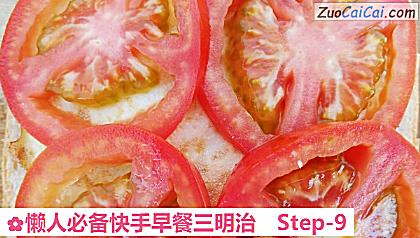 懒人必备快手早餐三明治做法第九步骤