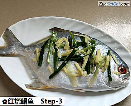红烧鲳鱼做法第三步骤