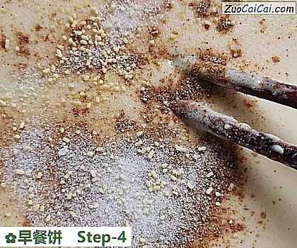 早餐饼做法第四步骤