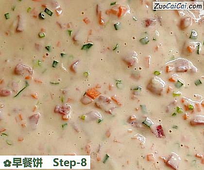 早餐饼做法第八步骤