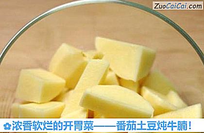 番茄土豆炖牛腩做法第三步骤
