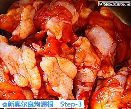新奥尔良烤翅根做法第三步骤