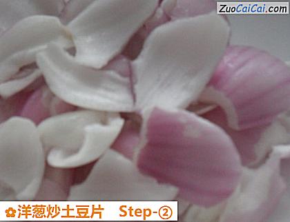 洋葱炒土豆片做法第二步骤