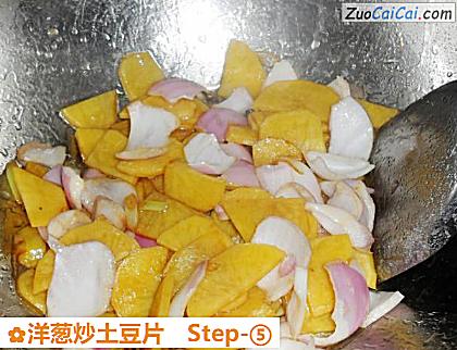 洋葱炒土豆片成品图1