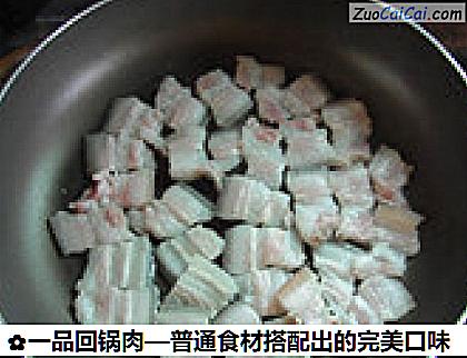 一品回锅肉—普通食材搭配出的完美口味做法第五步骤