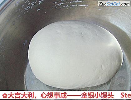 金银小馒头做法第四步骤