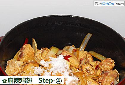麻辣鸡翅做法第四步骤