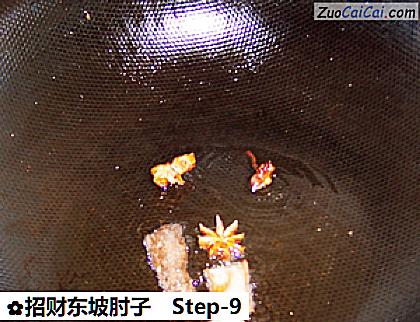 招财东坡肘子做法第九步骤